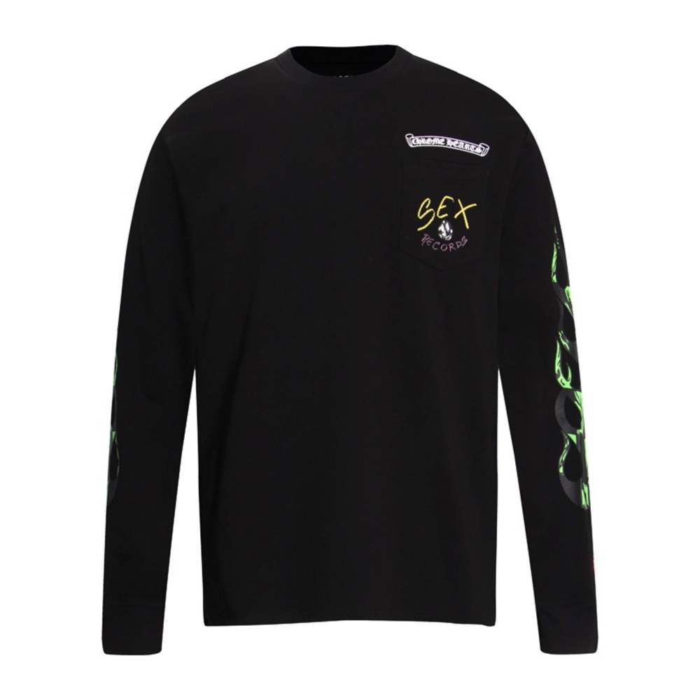 Chrome hearts sex records black sweatshirt